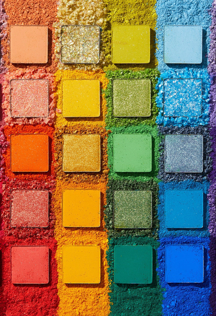Fade Into Hue - Rainbow Powder Palette - GLAM MODA