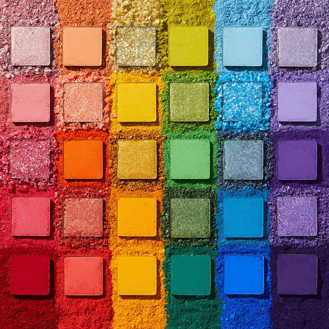 Fade Into Hue - Rainbow Powder Palette - GLAM MODA