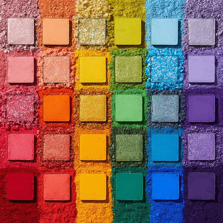 Fade Into Hue - Rainbow Powder Palette - GLAM MODA