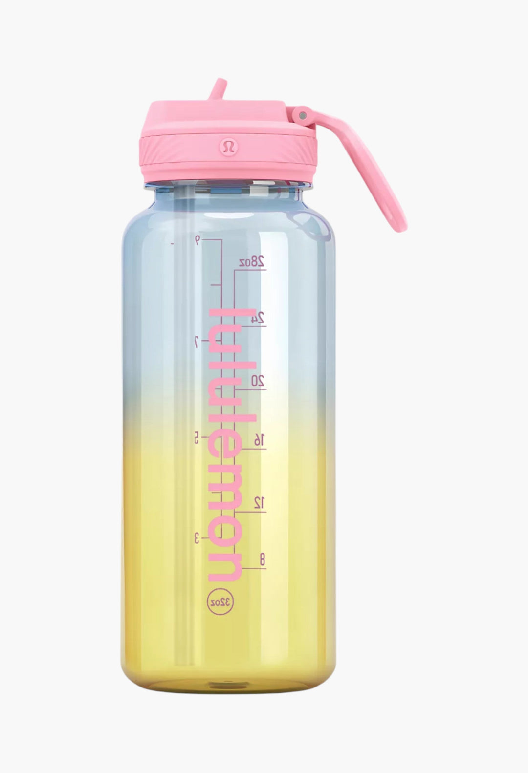 Back to Life Clear Bottle 32oz Straw Lid - GLAM MODA