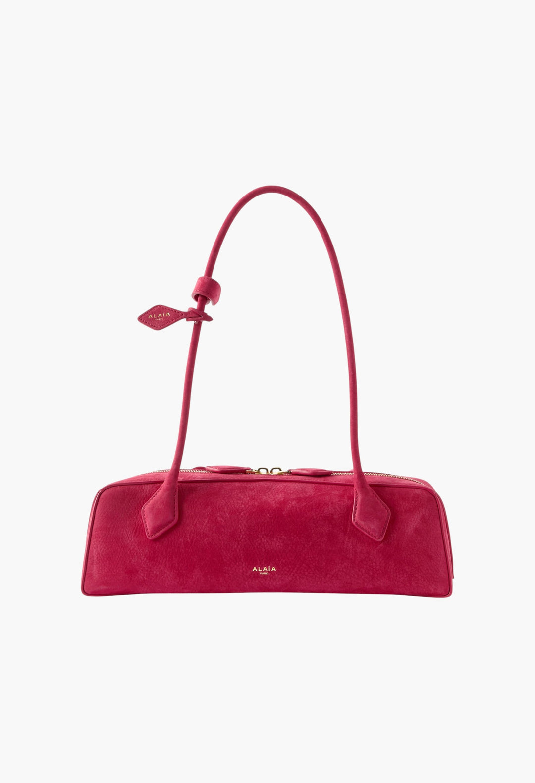 Le Teckel Medium Nubuck Shoulder Bag - GLAM MODA