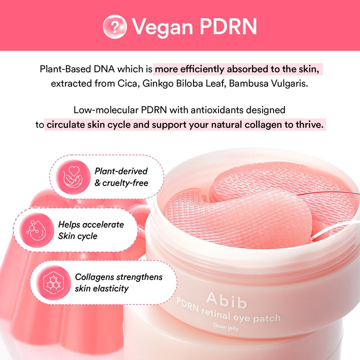 PDRN Retinal Eye Patch Glow Jelly - GLAM MODA