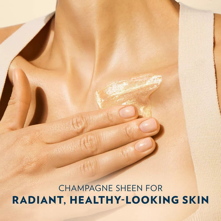 Vaseline Glazed & Glisten Vanilla Cocoa Shimmering Gel Body Oil - Sunlit Glow - 6.8 fl oz - GLAM MODA