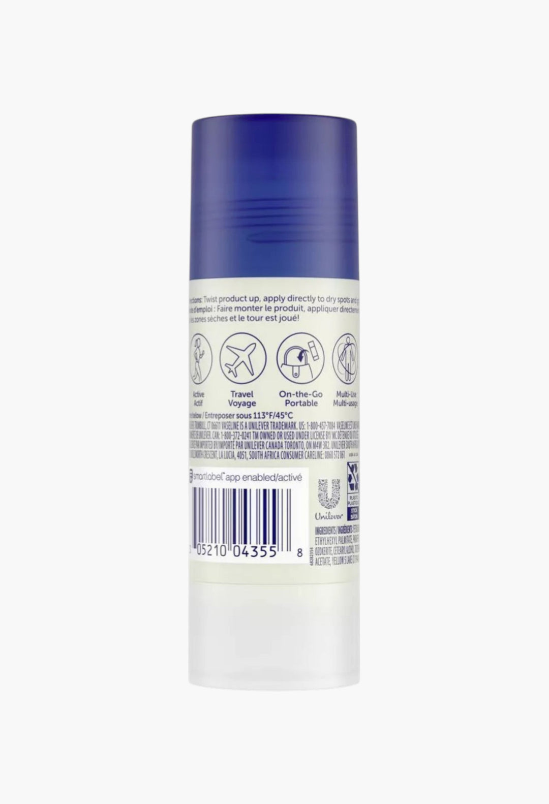 Vaseline All-Over Body Balm Stick Unscented - 1.4oz - GLAM MODA