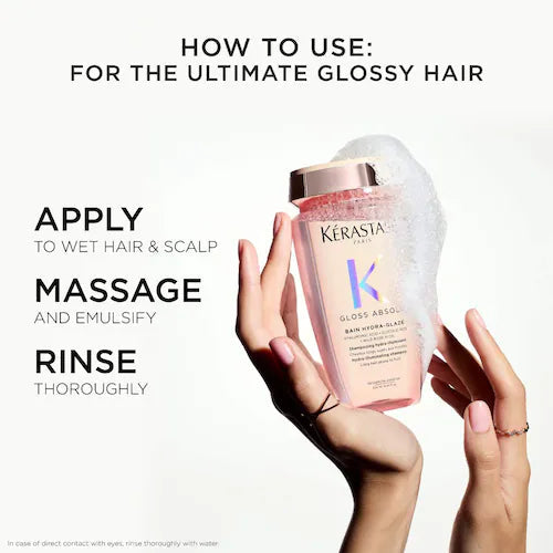Gloss Absolu High-Shine Anti-Frizz Shampoo - GLAM MODA