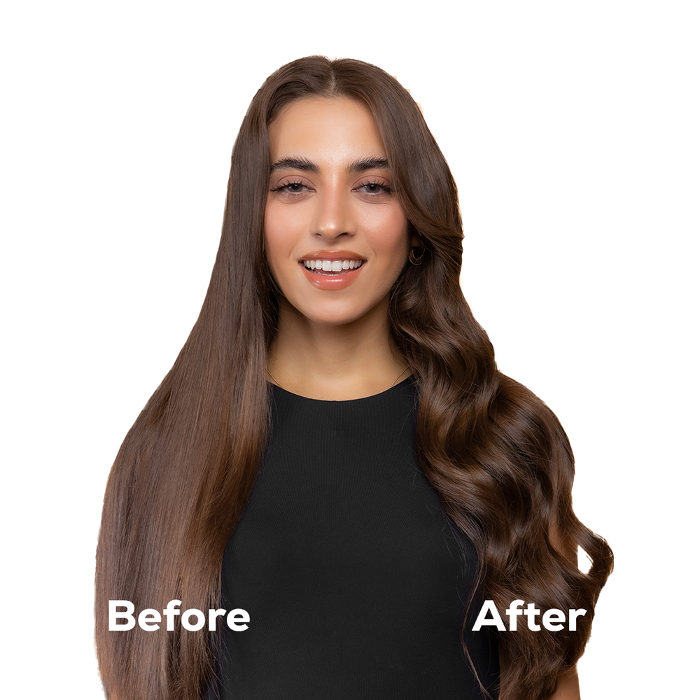 Gray - Self-curling hair device - Wavy - GLAM MODA
