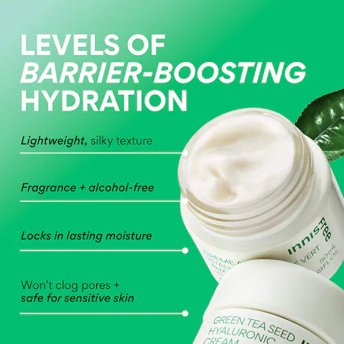 Green Tea Seed Hyaluronic Acid Hydrating Cream - GLAM MODA