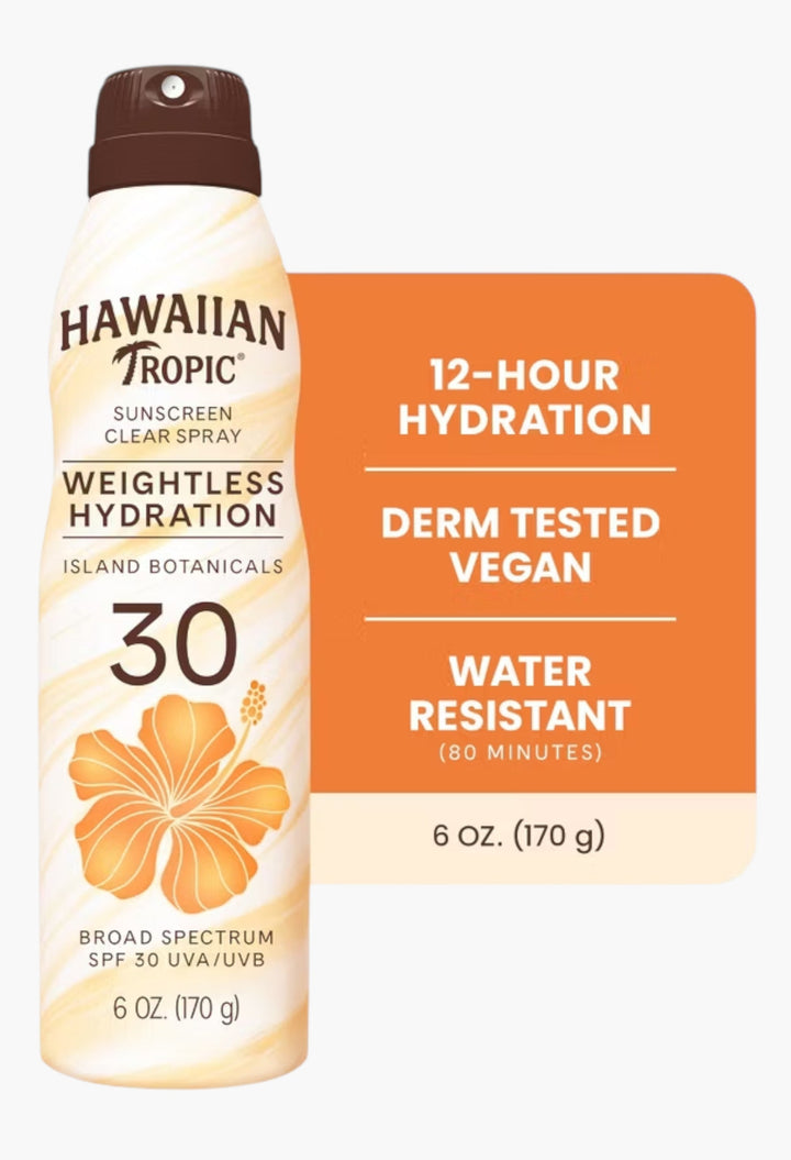 Hawaiian Tropic Silk Hydration Weightless Sunscreen C-Spray - SPF 50 / SPF 30 - GLAM MODA