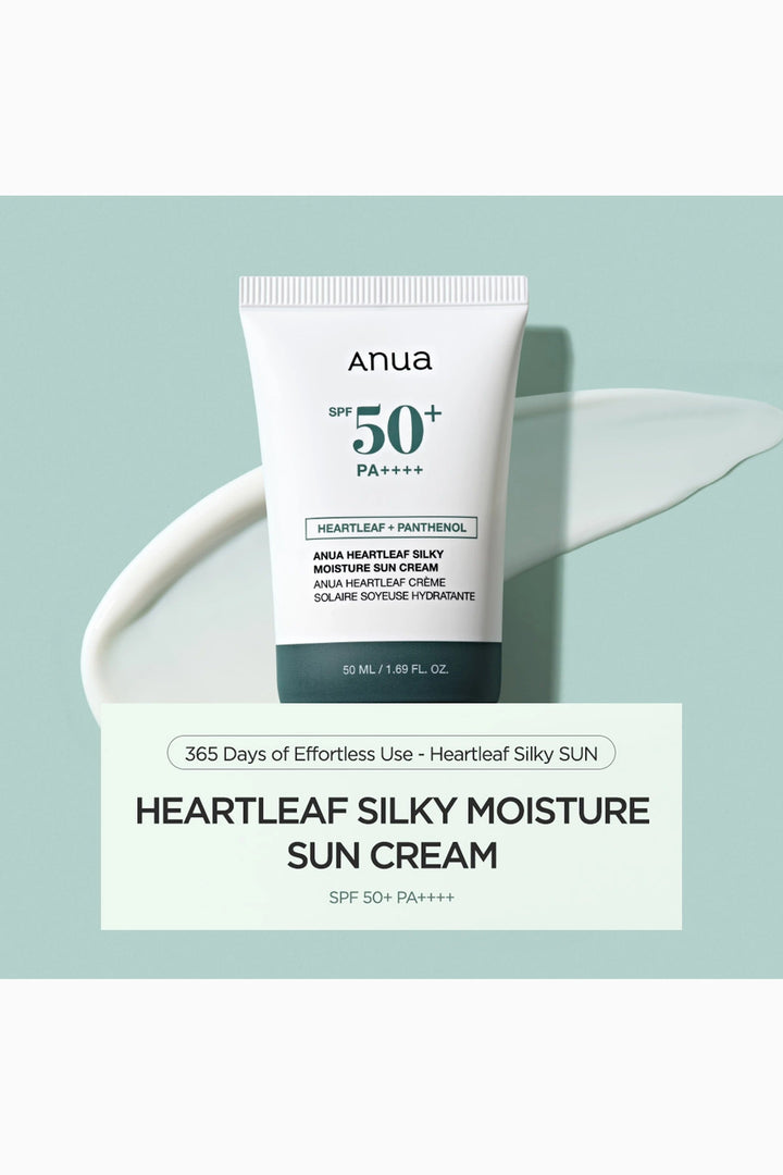 Heartleaf Silky Moisture Sun Cream 50ml - GLAM MODA