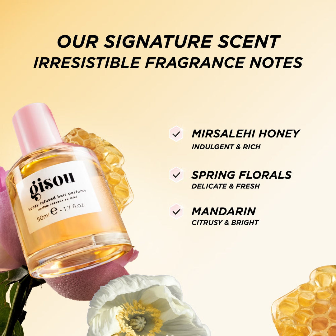 Honey Infused Hair Perfume 15ml - Wildflower Honey - GLAM MODA