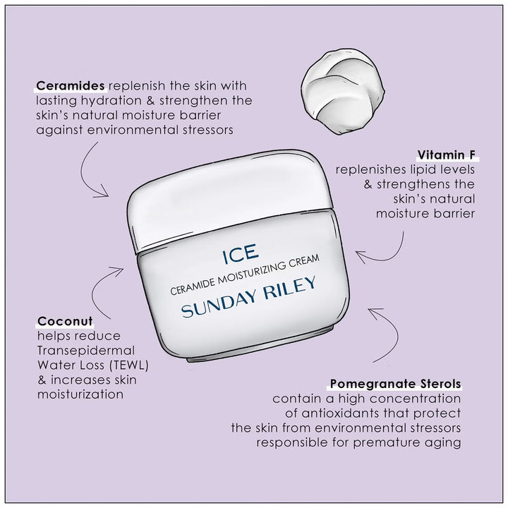 Ice Ceramide Moisturizing Cream - GLAM MODA