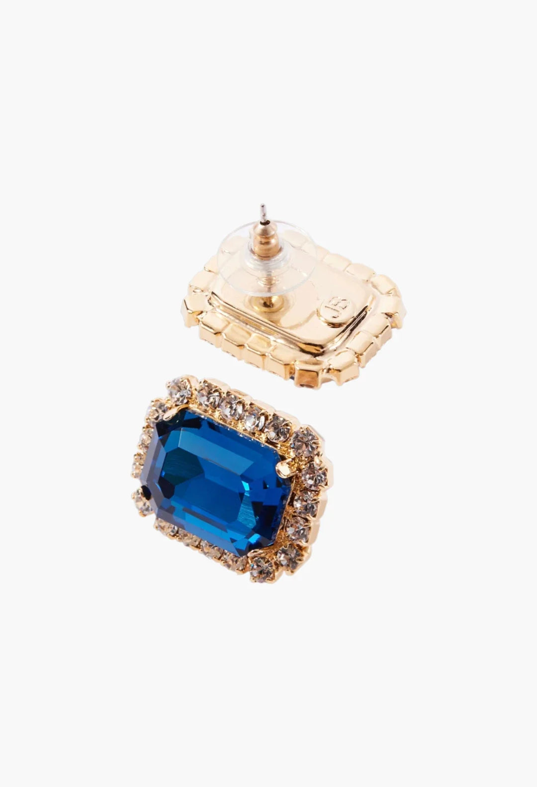 Diana gold-plated crystal earrings