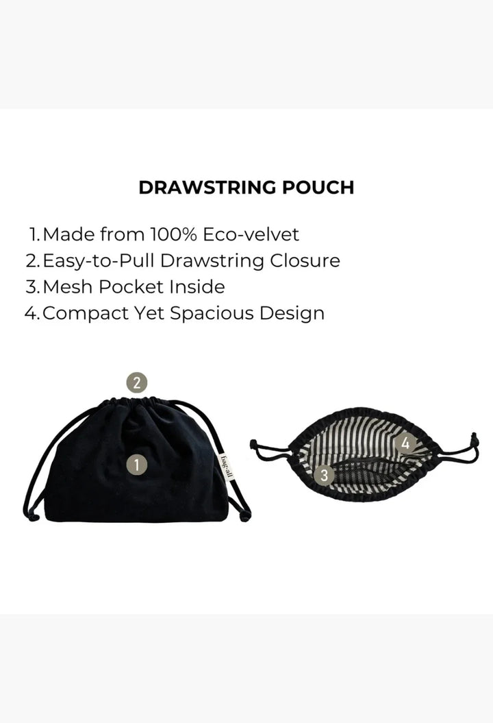 Drawstring Makeup Organizing Bag – Eco Velvet
