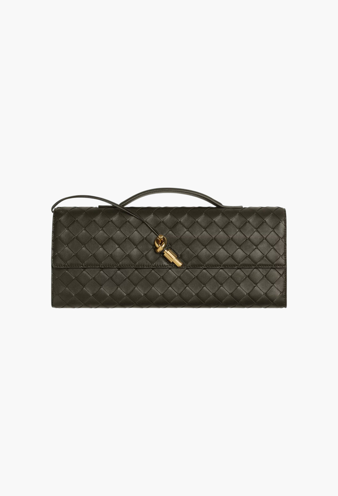 Kaki - Andiamo Clutch - GLAM MODA