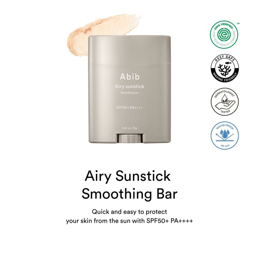 Abib - Airy Sunstick Smoothing Bar - GLAM MODA