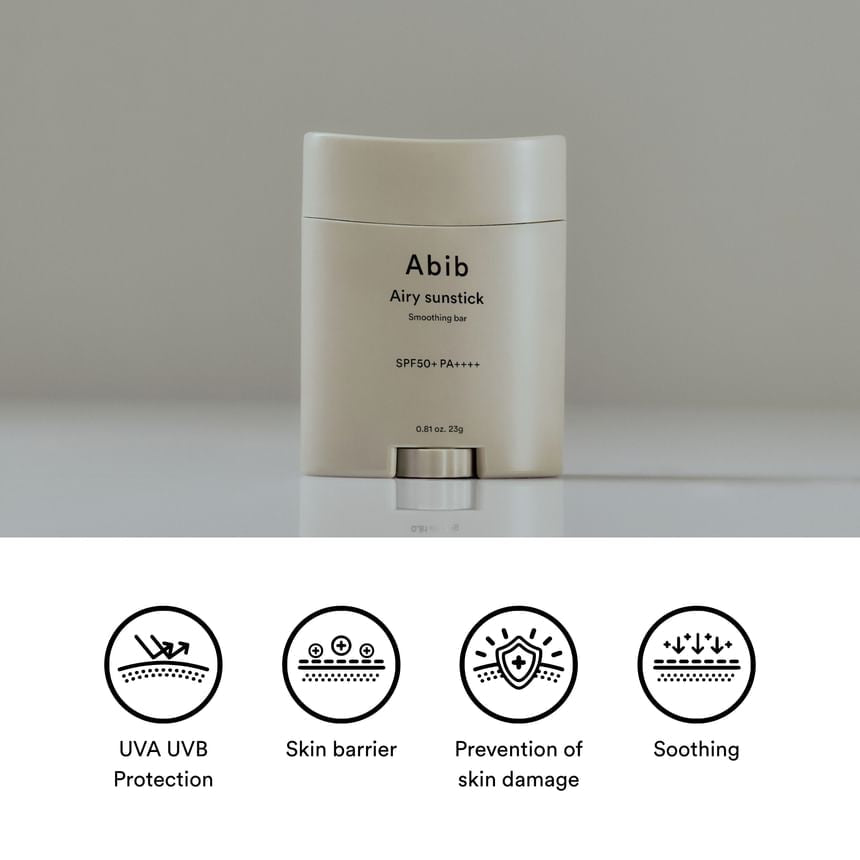 Abib - Airy Sunstick Smoothing Bar - GLAM MODA