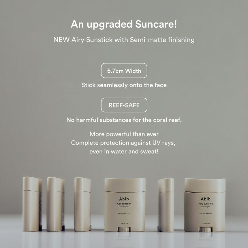 Abib - Airy Sunstick Smoothing Bar - GLAM MODA