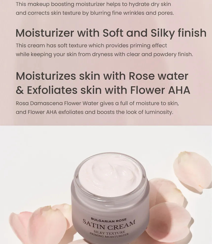 Bulgarian Rose Satin Cream