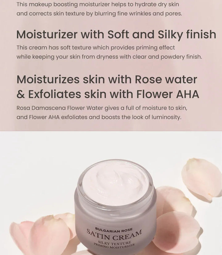 Bulgarian Rose Satin Cream