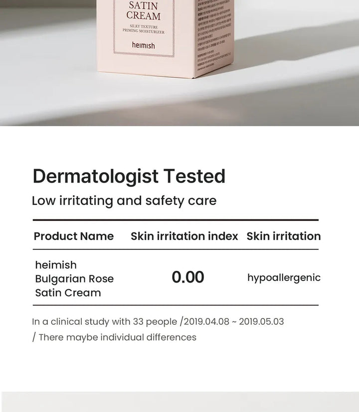 Bulgarian Rose Satin Cream