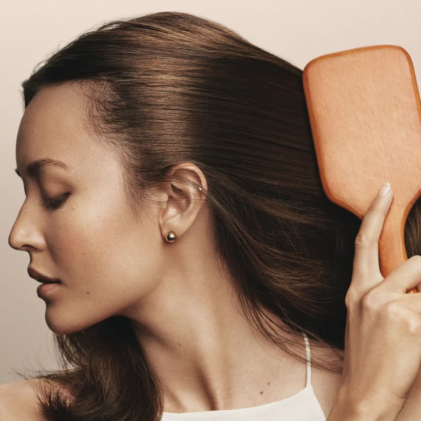 Large Wood Paddle Brush - GLAM MODA