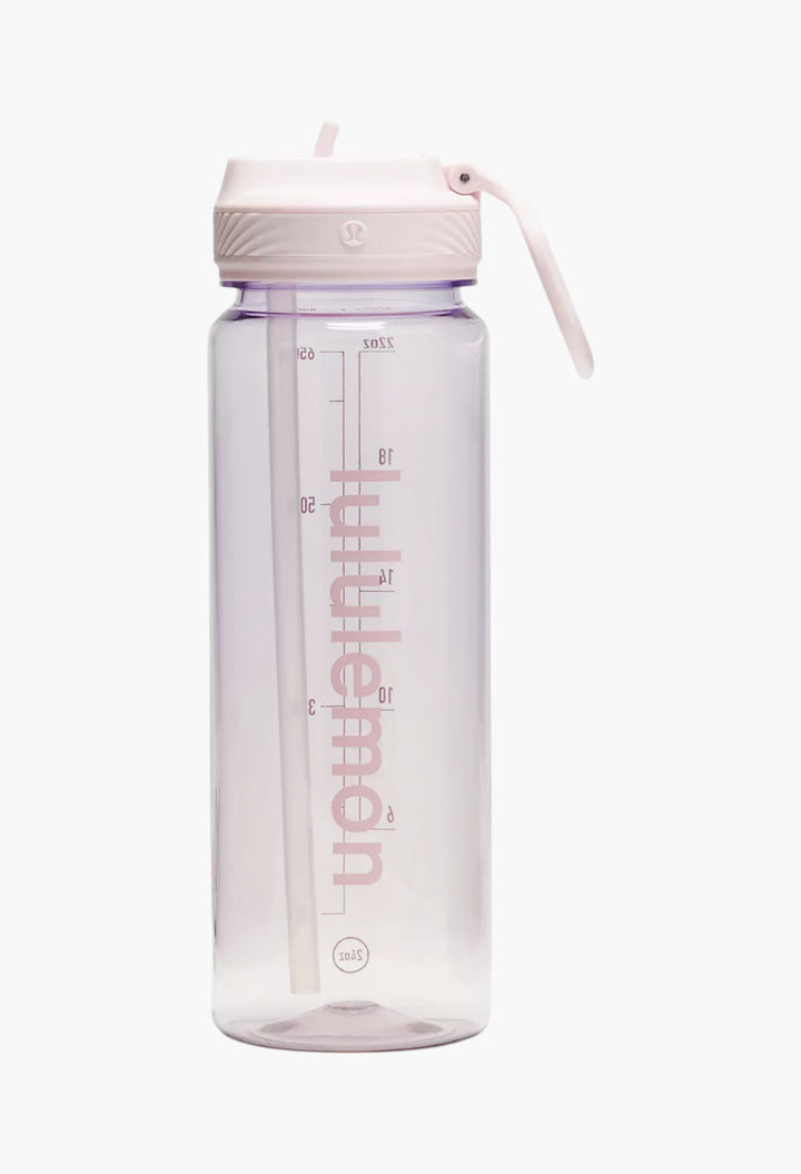 Lavender Frost/Pink Organza/Pink Haze - Back to Life Clear Bottle 24oz Straw Lid - GLAM MODA