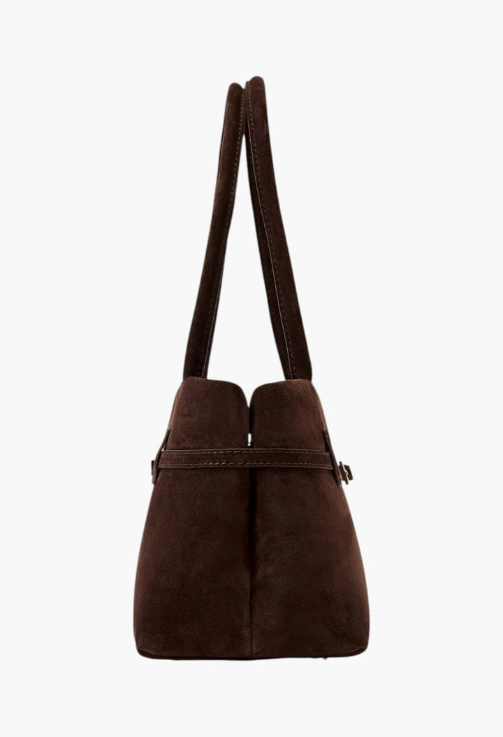 Le Cambon East West Deep Brown Suede - GLAM MODA