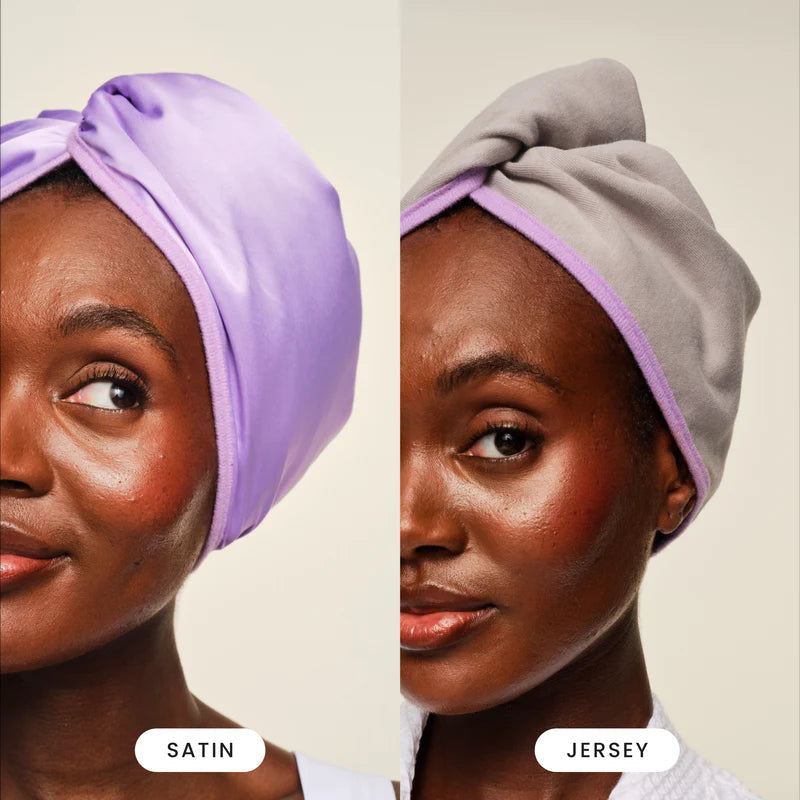 Lilac Grey - Dual-sided Hair Wrap - GLAM MODA