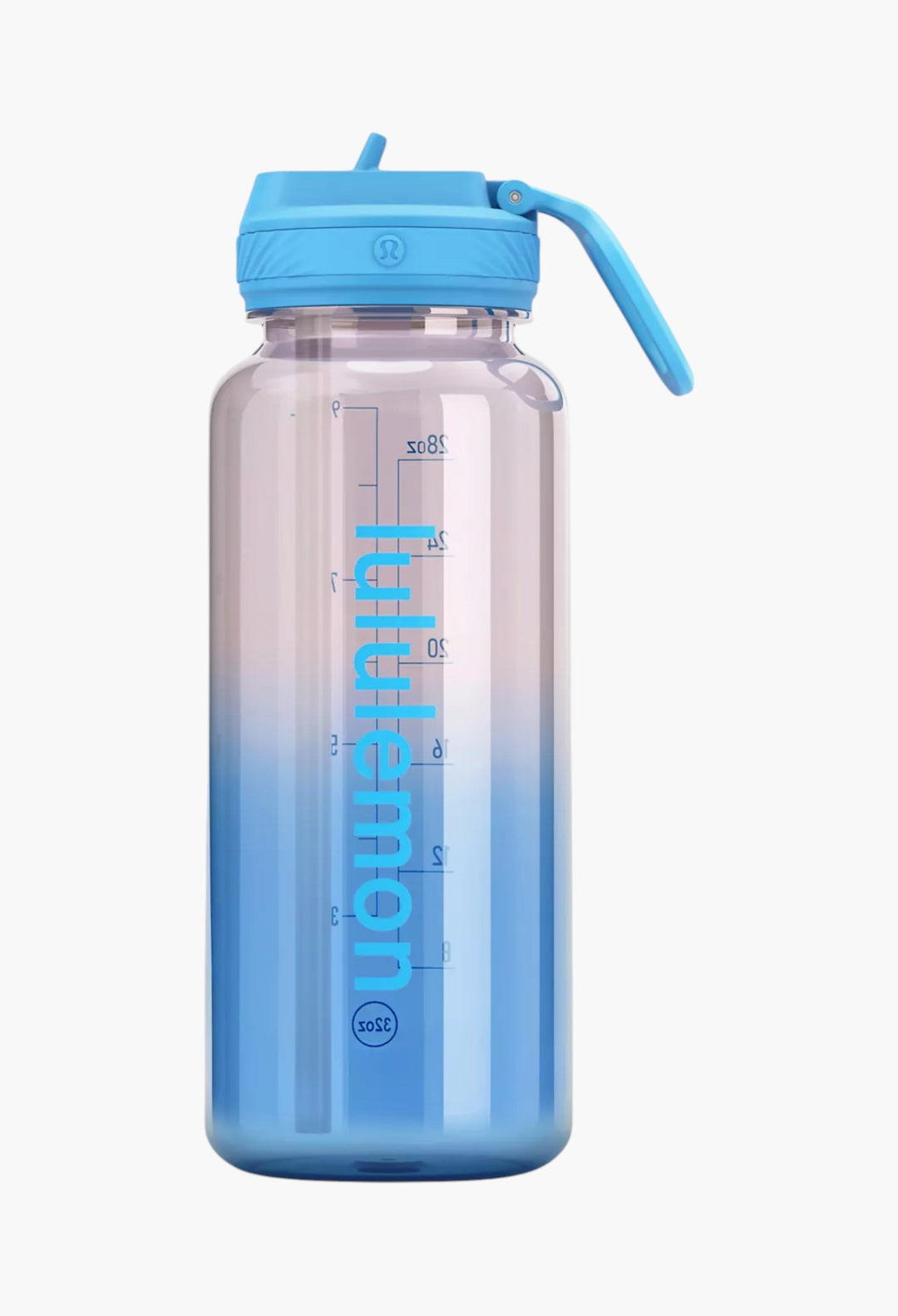 Back to Life Clear Bottle 32oz Straw Lid