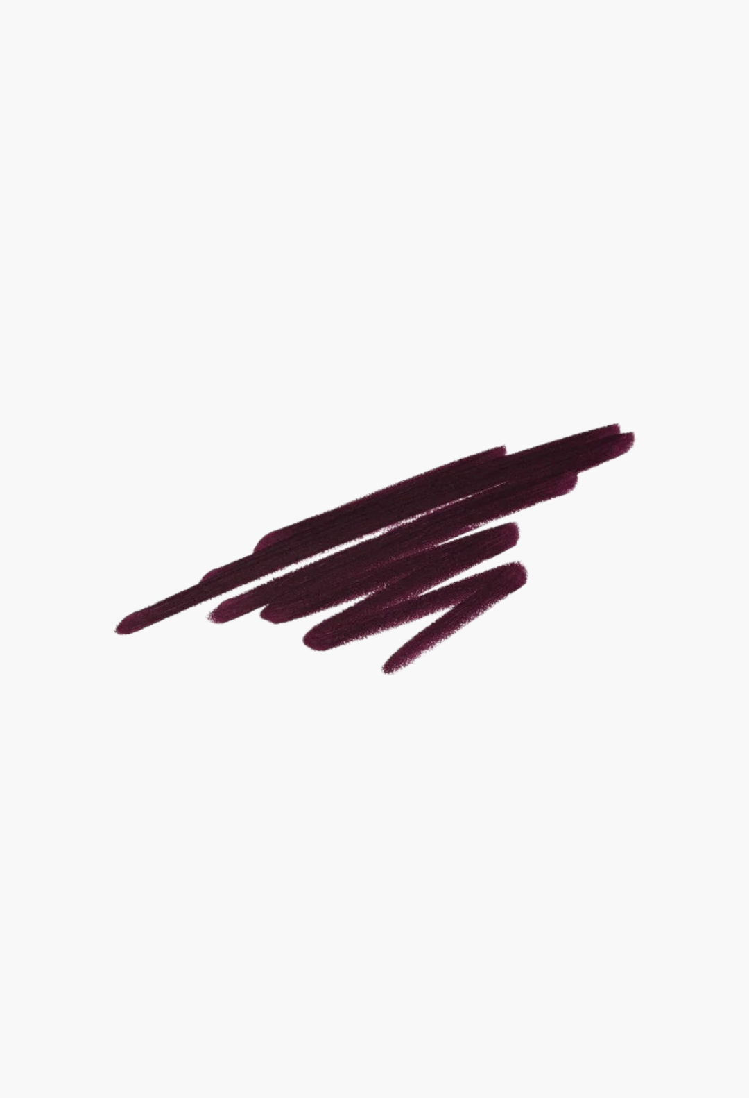 GLAM MODA Victoria Beckham Beauty Lip Definer lip pencil swatch in a deep dark berry shade on a white background