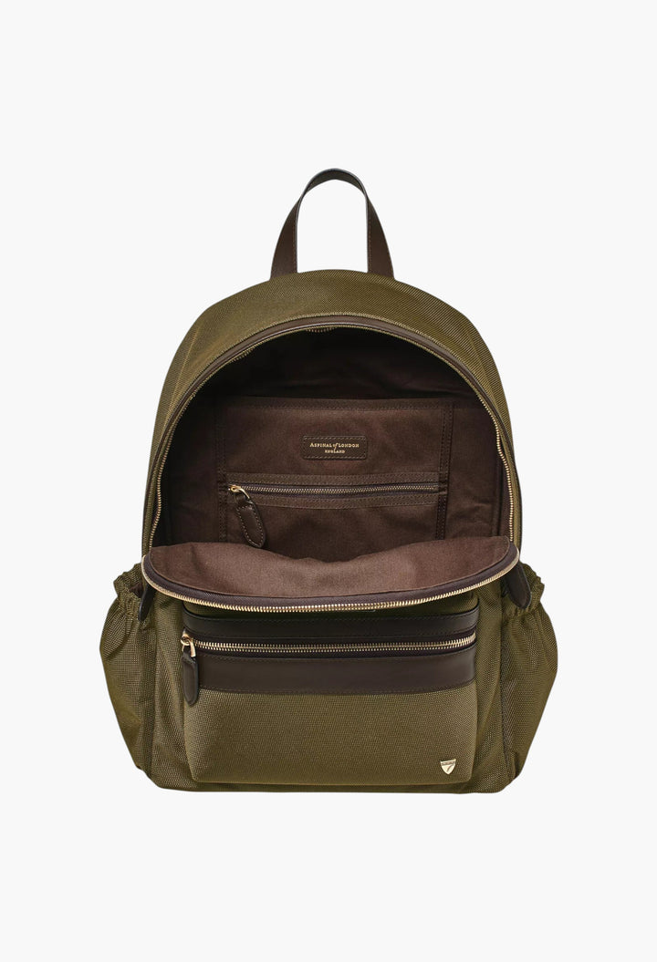 Logo-Embellished Woven Backpack - GLAM MODA