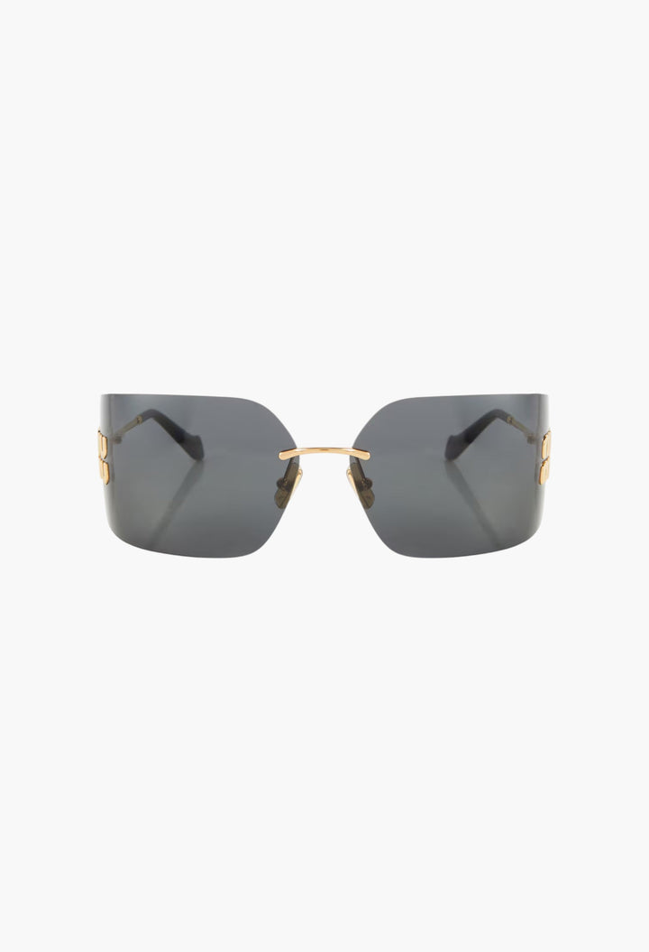 Logo Rectangular Sunglasses - GLAM MODA