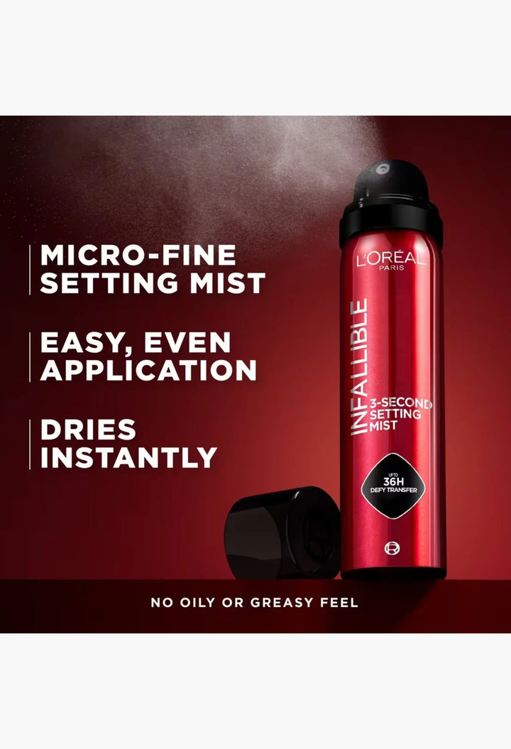 Infallible 3-Second Setting Mist Spray