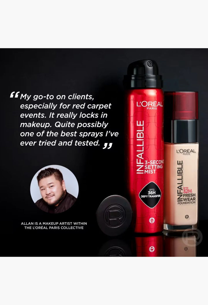 Infallible 3-Second Setting Mist Spray