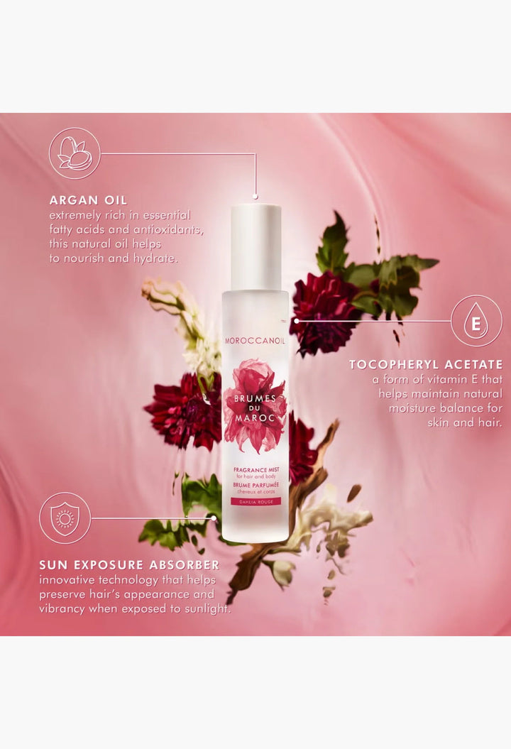 Moroccanoil Hair & Body Fragrance Mist - Dahlia Rouge