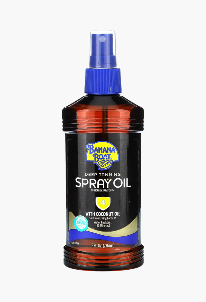 Banana Boat, Deep Tanning Spray Oil with Coconut Oil, SPF 4 - GLAM MODA