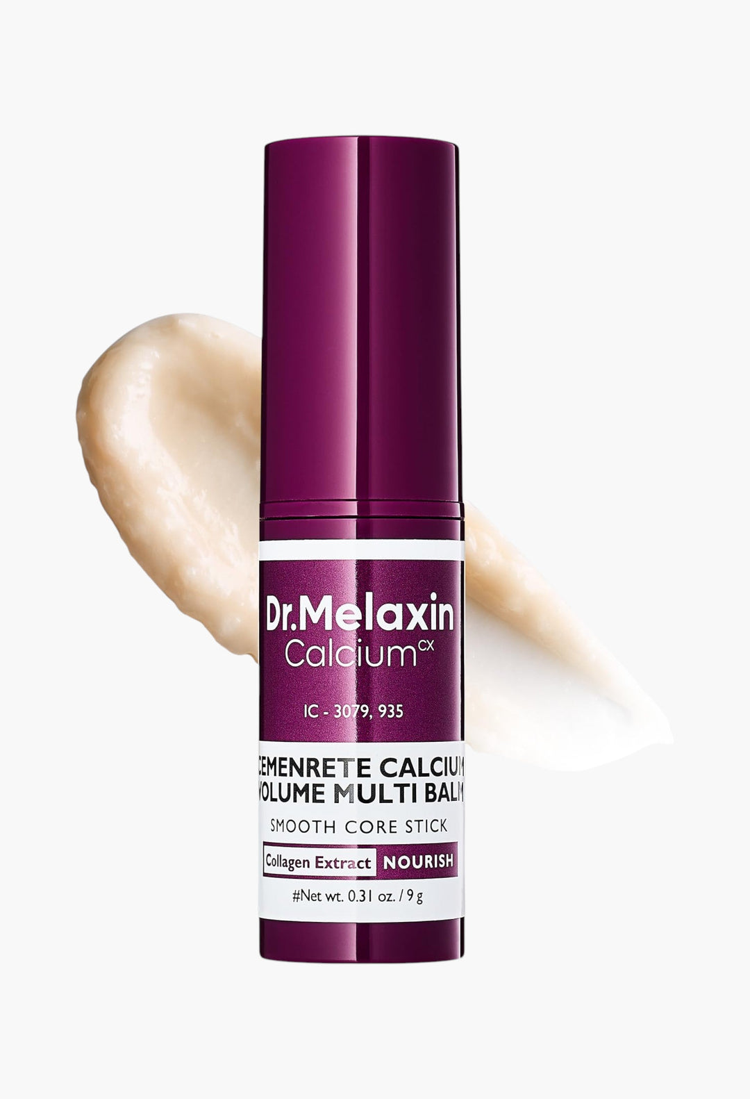 Calcium Multi Balm Stick, Collagen & Elastin Wrinkle Stick, All-In-One Hydrating Balm, Eye & Neck Balm, Makeup Base & Face Moisture Balm, Korean Skincare, 0.31 Oz - GLAM MODA