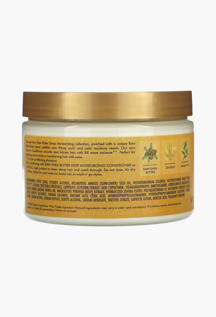 Raw Shea Butter, Deep Moisturizing Leave-In Conditioner, Curly to Coily Hair