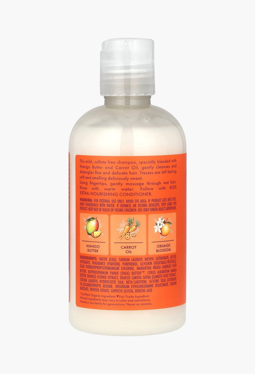 SheaMoisture, Kids Extra-Nourishing Shampoo, Mango & Carrot
