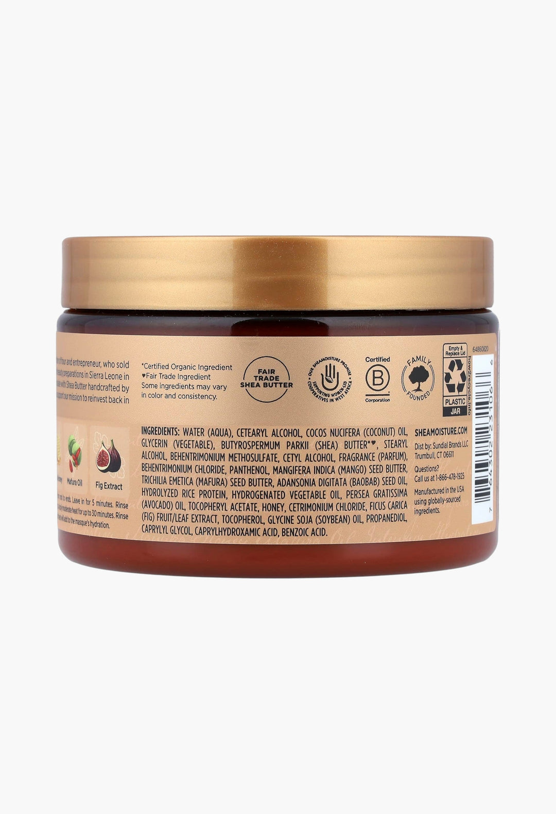 Manuka Honey & Mafura Oil, Intensive Hydration Hair Masque