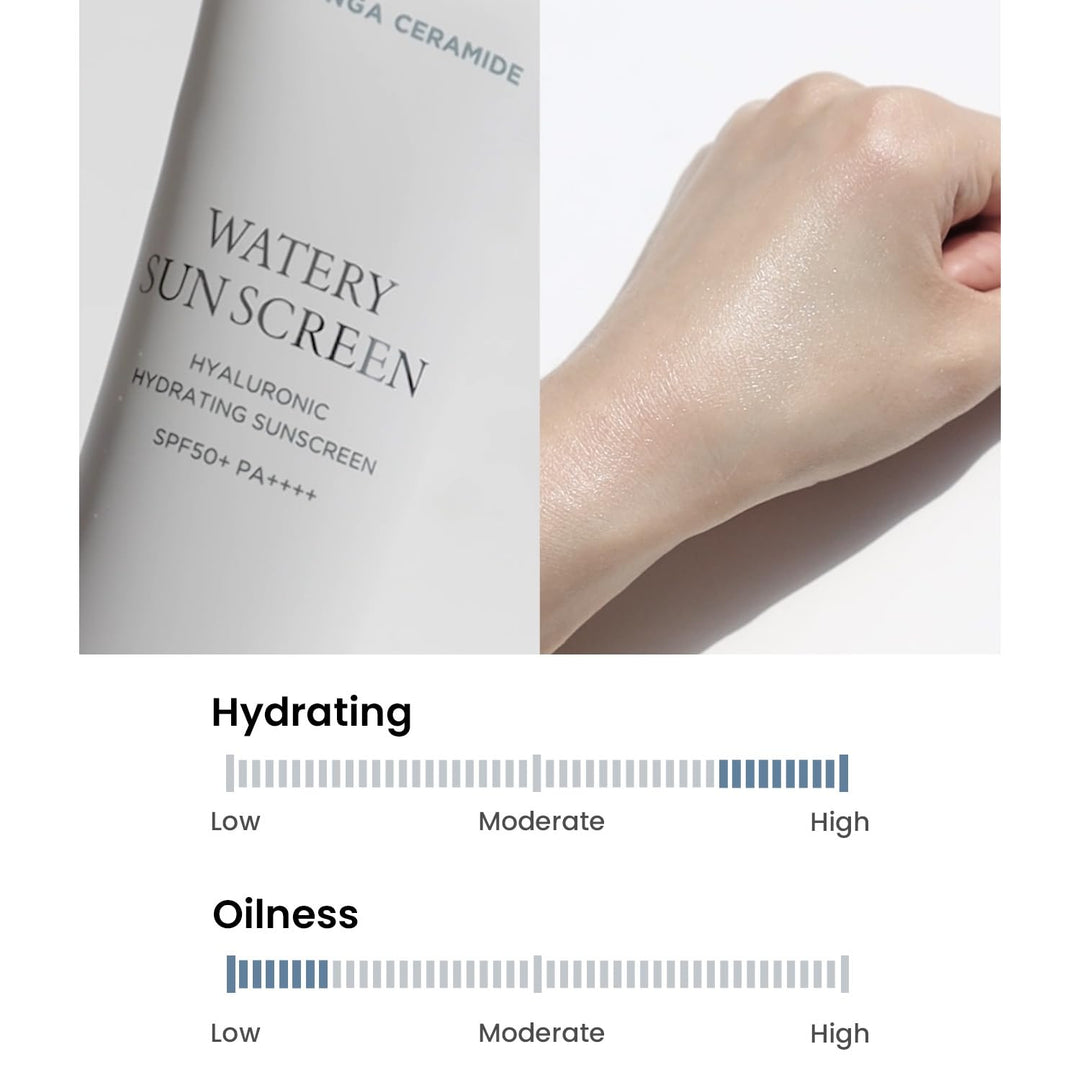Moringa Ceramide Hyaluronic Acid Hydrating Watery Sunscreen