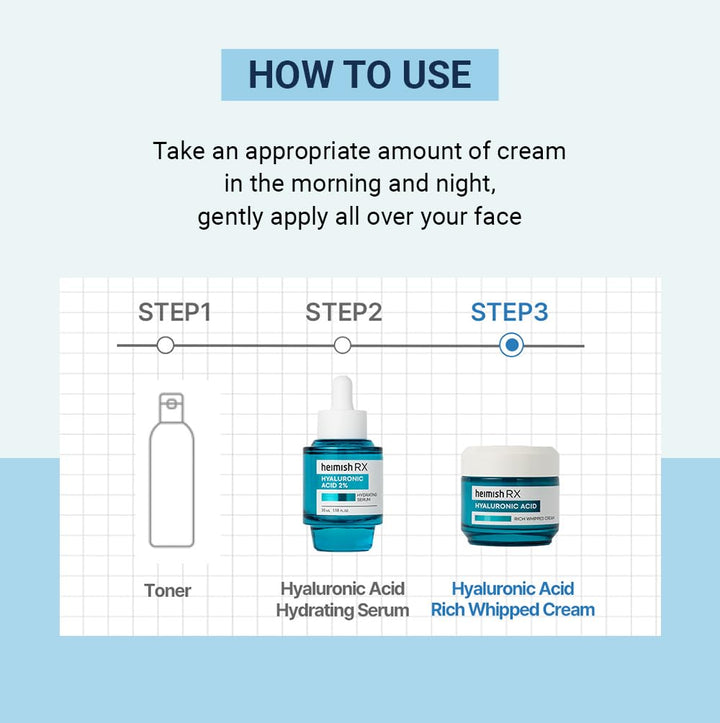 RX Hyaluronic Acid Rich Whipped Cream
