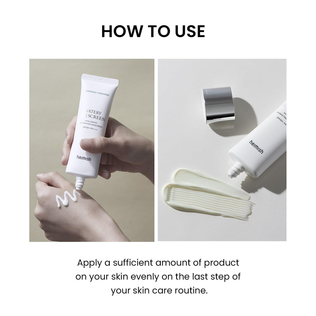 Moringa Ceramide Hyaluronic Acid Hydrating Watery Sunscreen