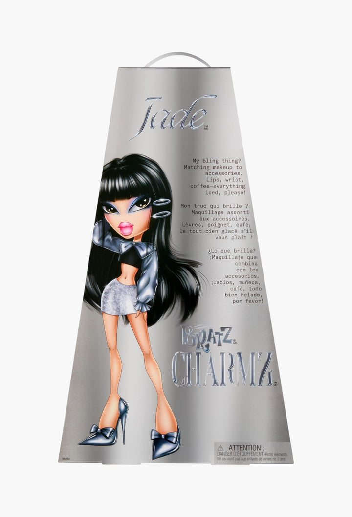 Bratz Charmz Jade Fashion Doll with Collectible Charm Bracelet - GLAM MODA