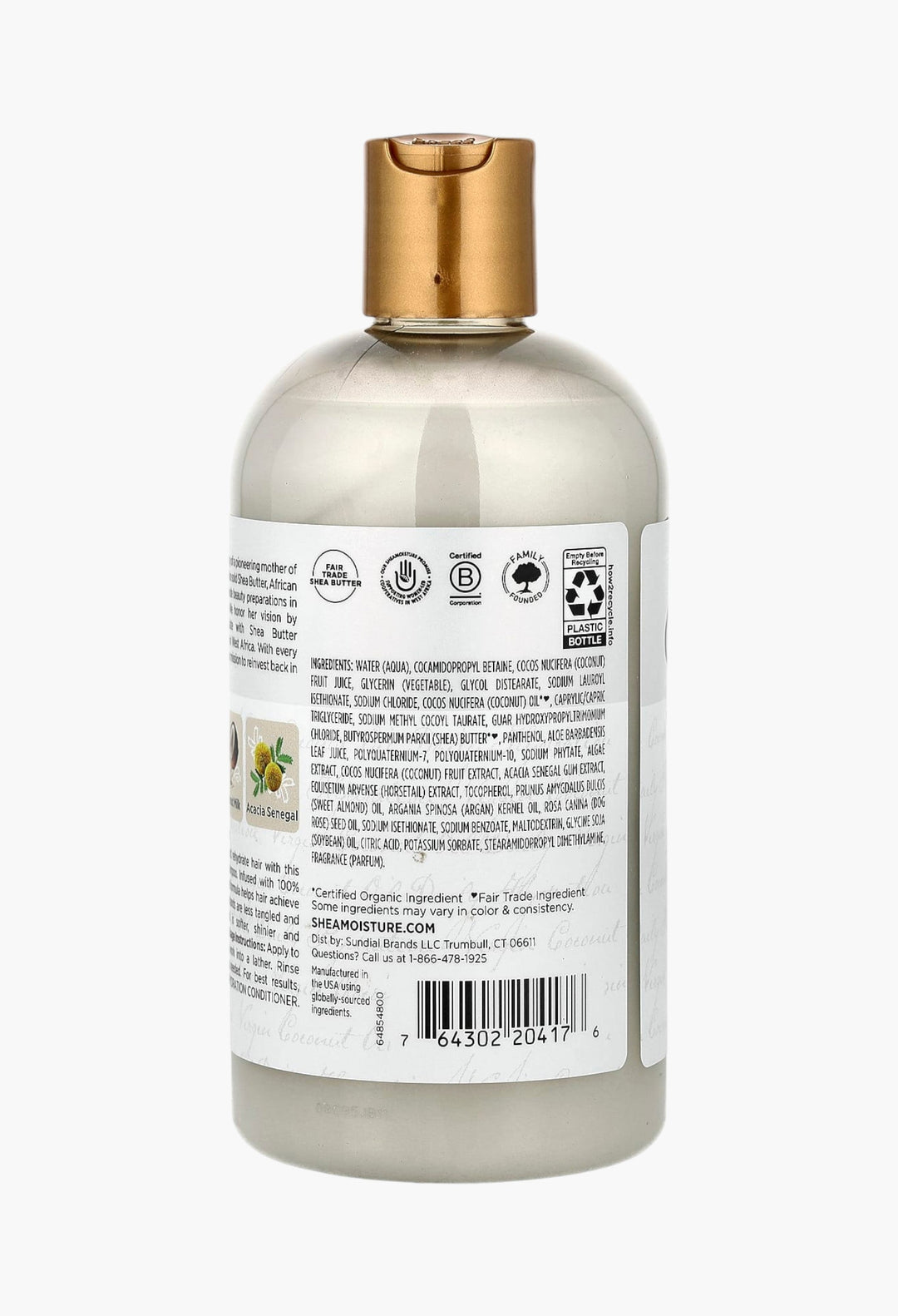 100% Virgin Coconut Oil, Daily Hydration Shampoo, For All Hair Types