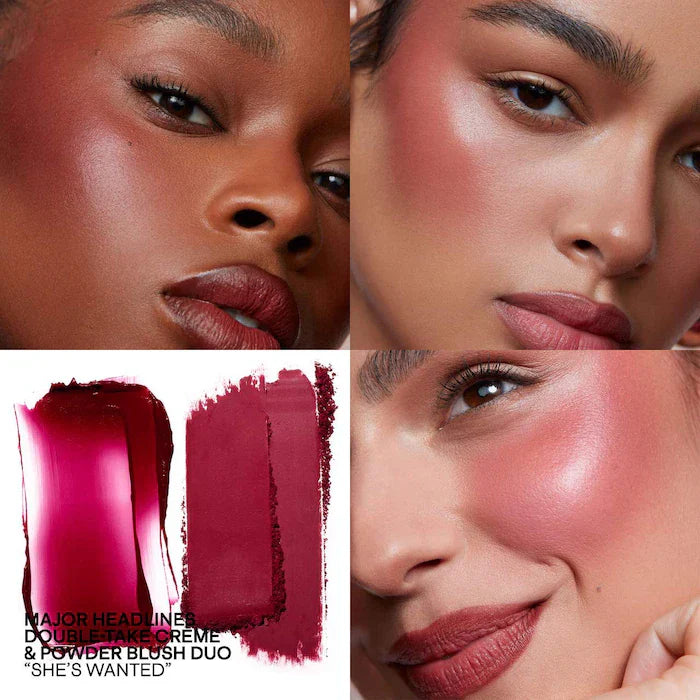 Major Headlines Double-Take Crème & Powder Blush Duo - GLAM MODA