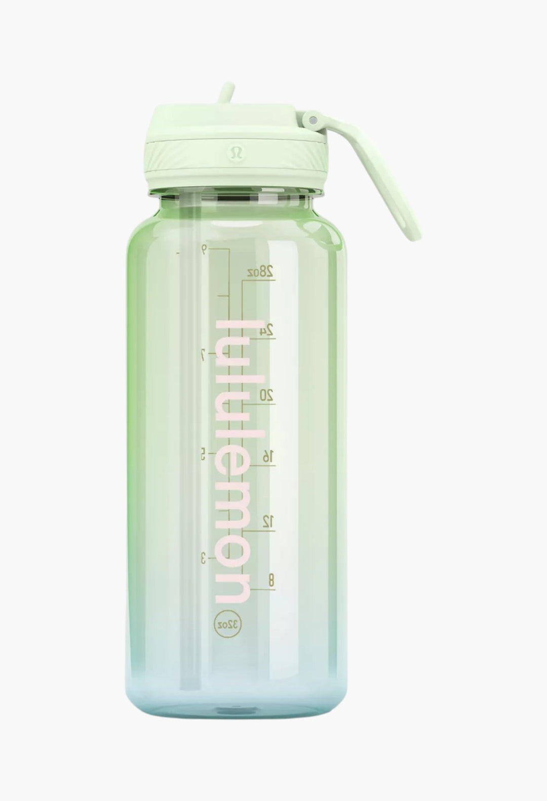 Back to Life Clear Bottle 32oz Straw Lid
