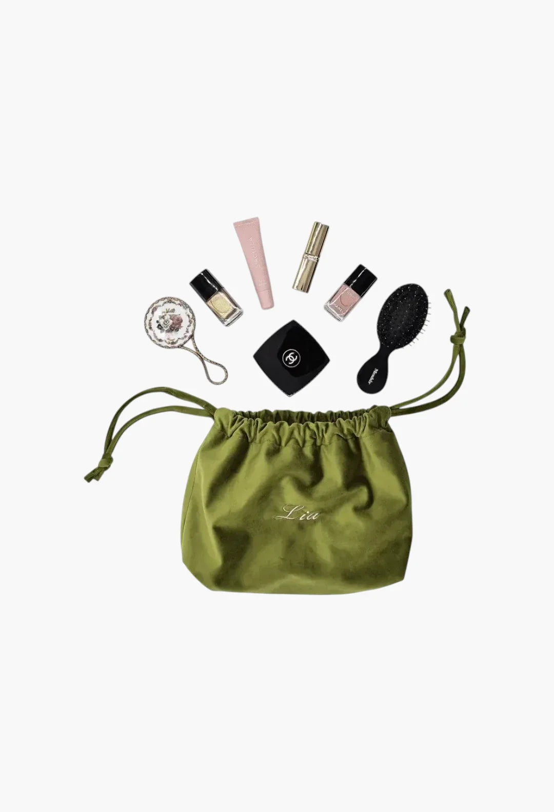 Drawstring Makeup Organizing Bag – Eco Velvet