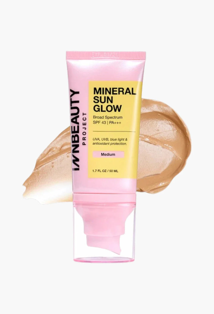 Mineral Sun Glow Broad Spectrum Sunscreen SPF 43 PA +++ with Peptides and Vitamin C