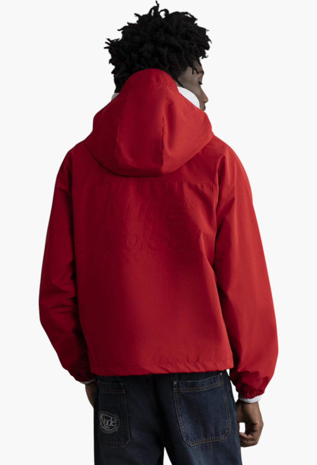 Milestones Windbreaker Jacket Red - GLAM MODA
